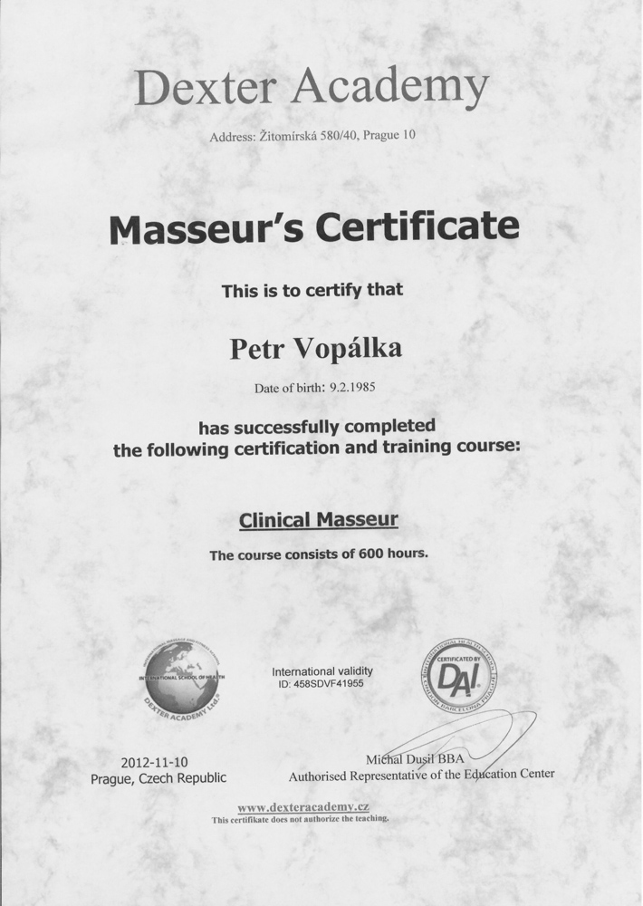 Clinical Masseur